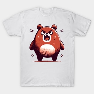 Cartoon angry bear T-Shirt